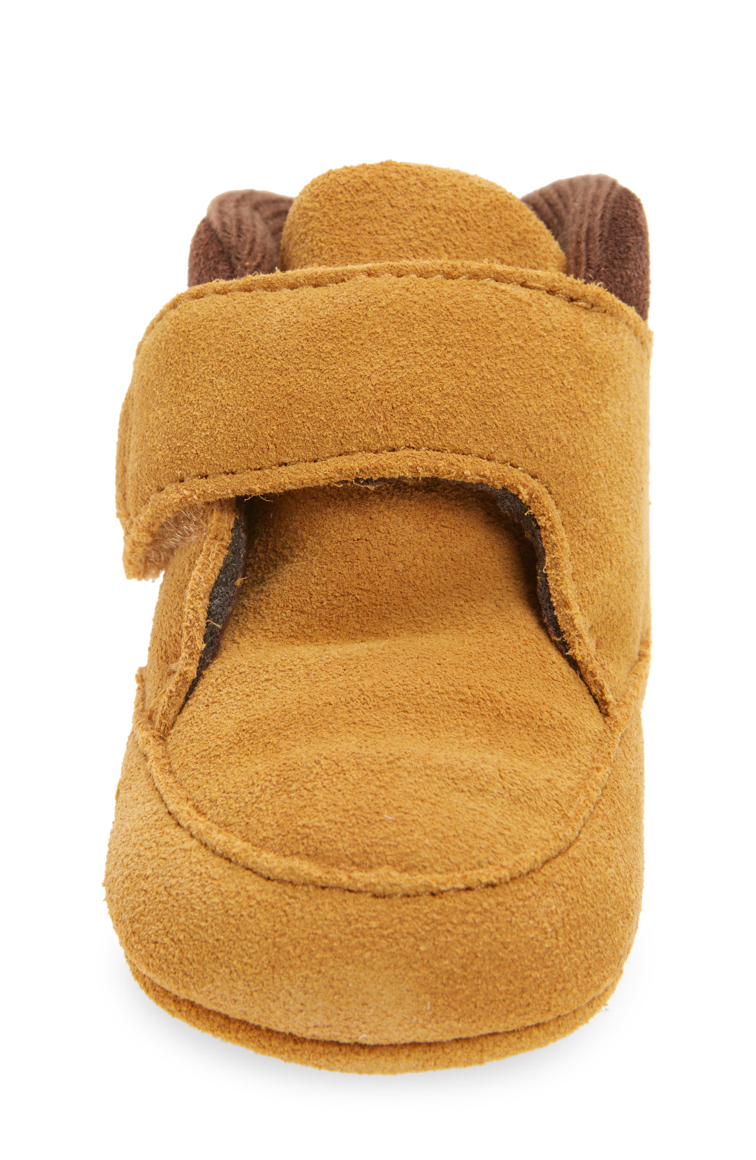 Timberland Hook-and-Loop Mid Boot, Alternate, color, Wheat Suede