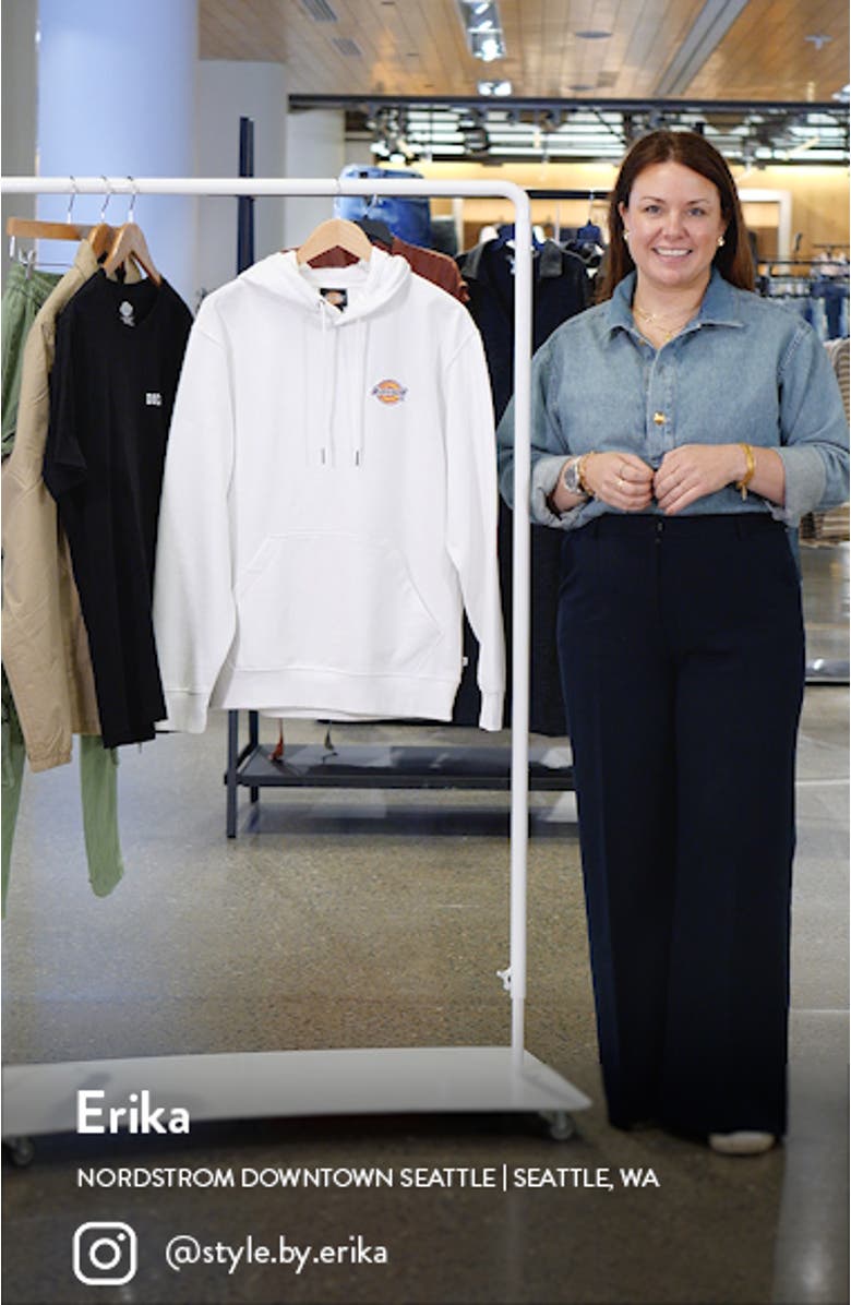 Embroidered Logo Fleece Hoodie, sales video thumbnail