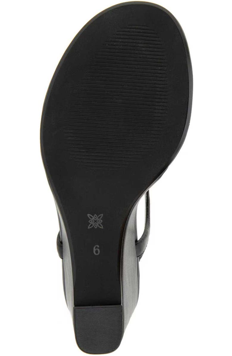 BCBGeneration Serenity Wedge Sandal, Alternate, color, Black