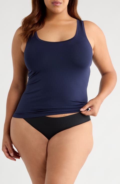 【グランジ】The light 25ss Dark blue camisole Blue Camisole