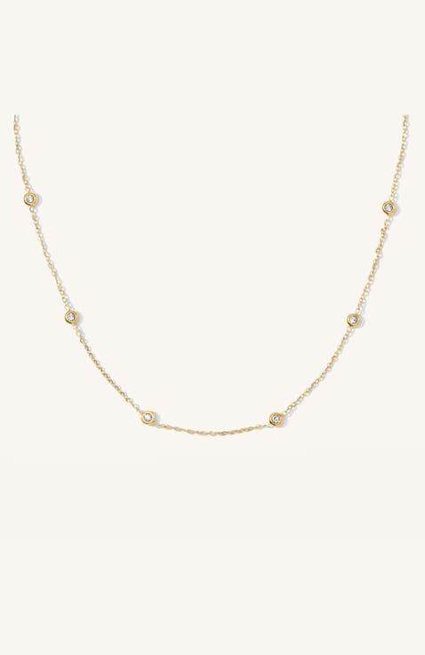 Anna Bezel Necklace