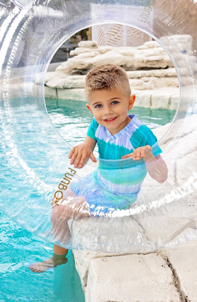 NoggiWear Dip Dye Swim Pants, Alternate, color, Blue Ombre