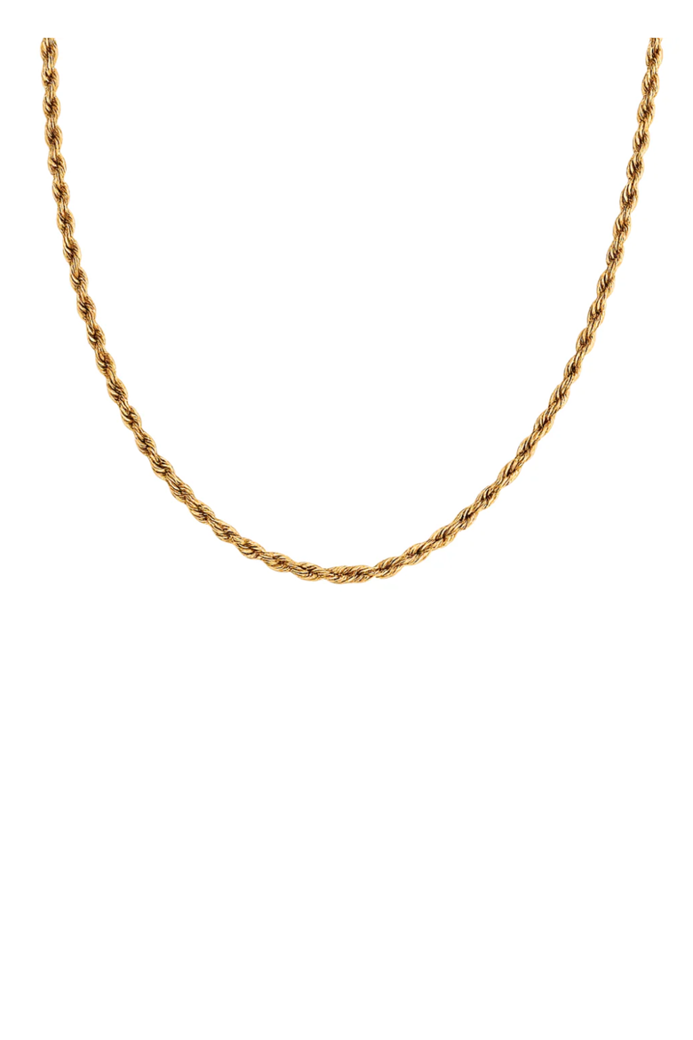 Timeless Gold Rope Necklace, Main, color, Gold