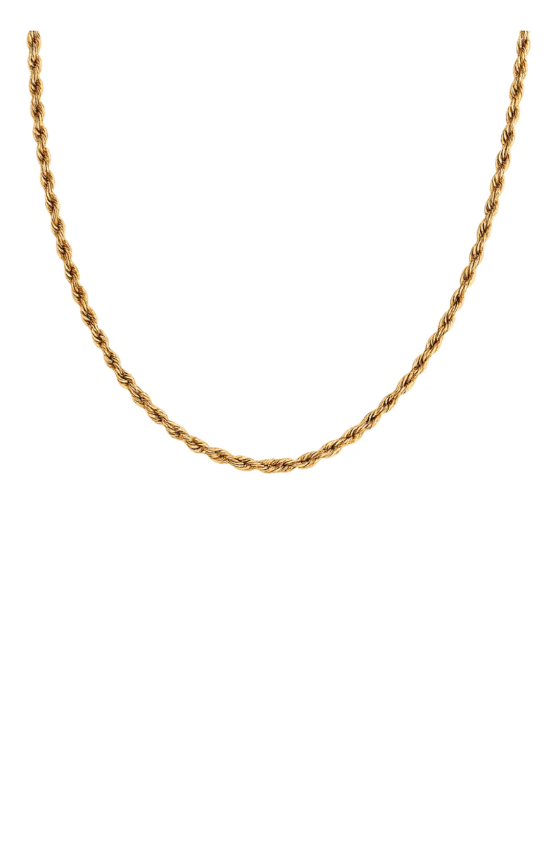 Hollywood Sensation Timeless Gold Rope Necklace, Main, color, Gold
