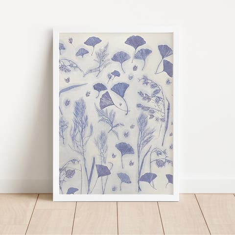 Pressed Flowers Framed Print
