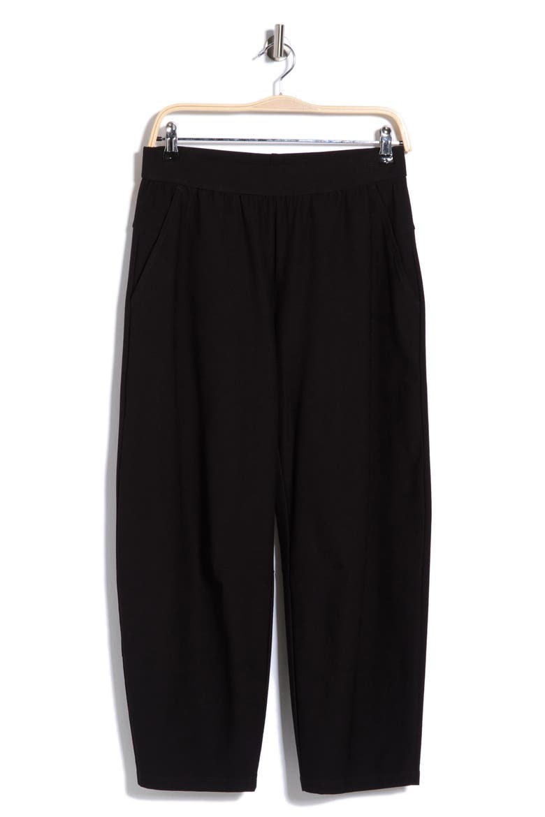 Ankle Barrel Pants, Main, color, BLACK