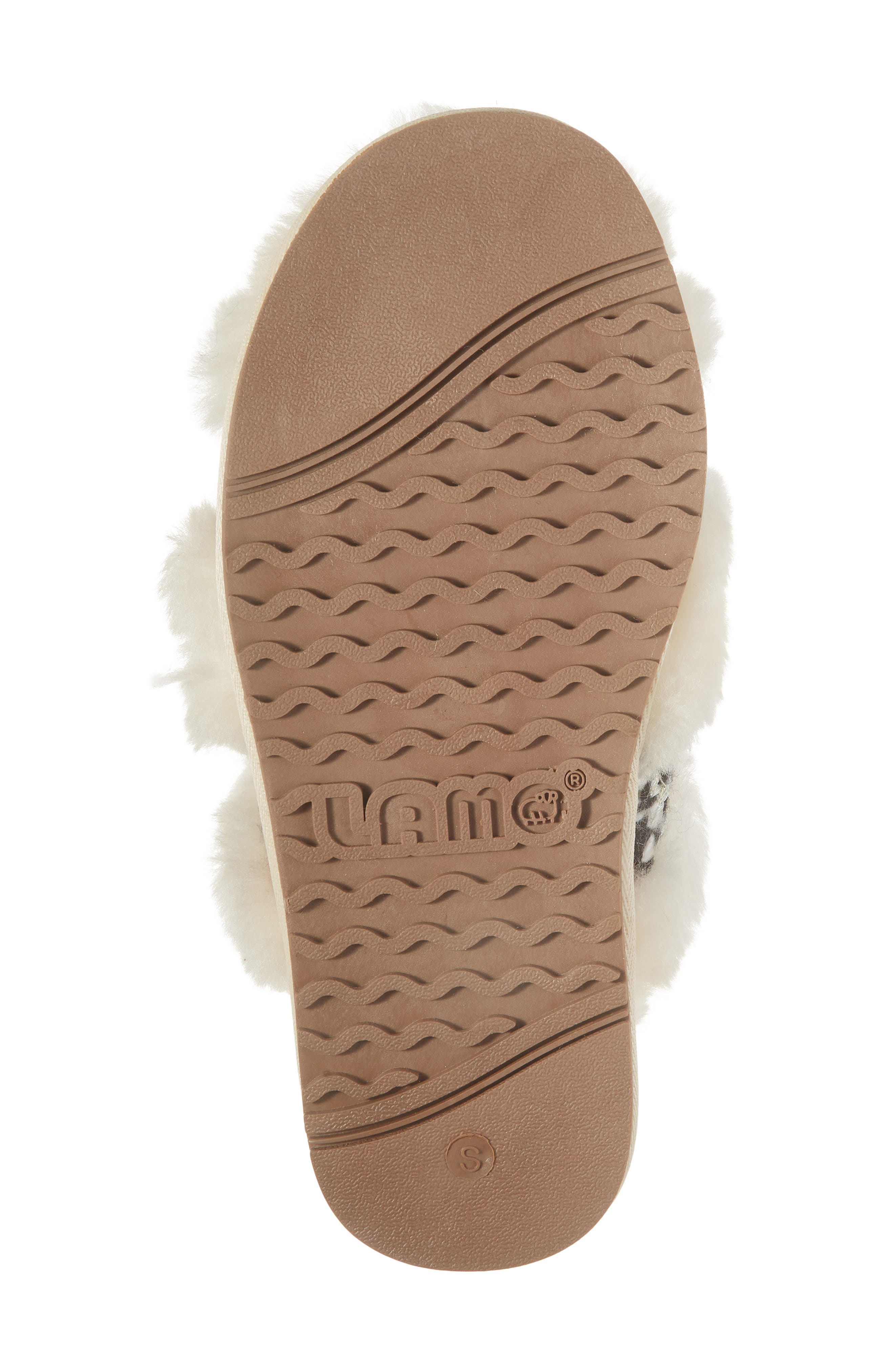 Eden Genuine Shearling Slipper, Alternate, color, CREAM
