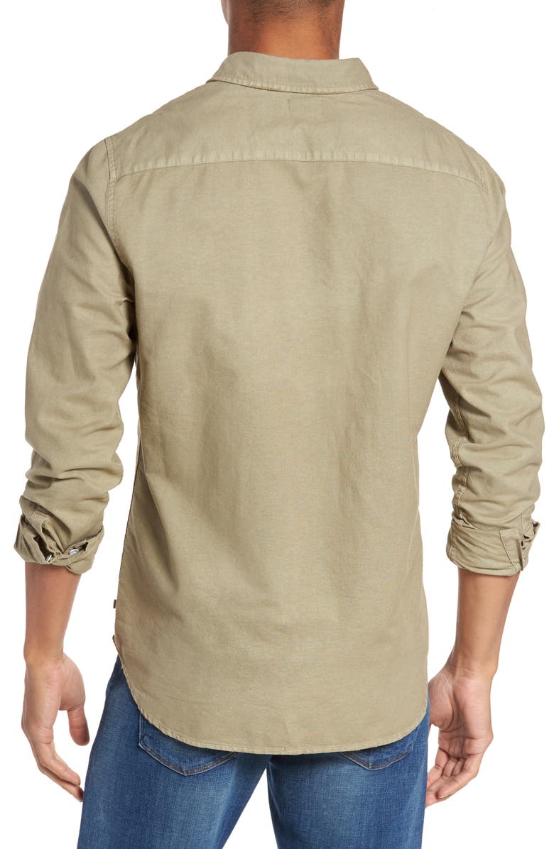 AG Caleb Slim Fit Twill Sport Shirt, Alternate, color, 