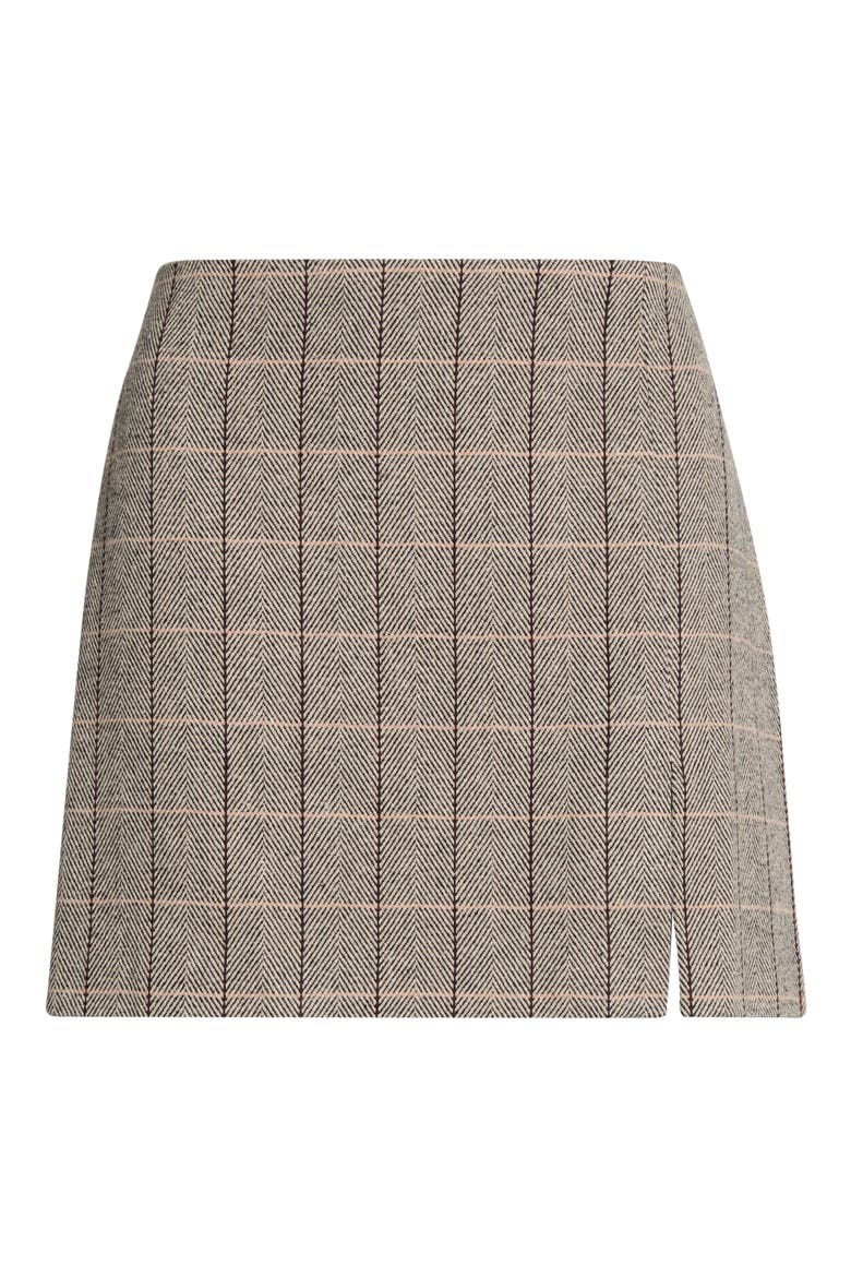 Cooper Mixed Print Miniskirt, Alternate, color, MINK
