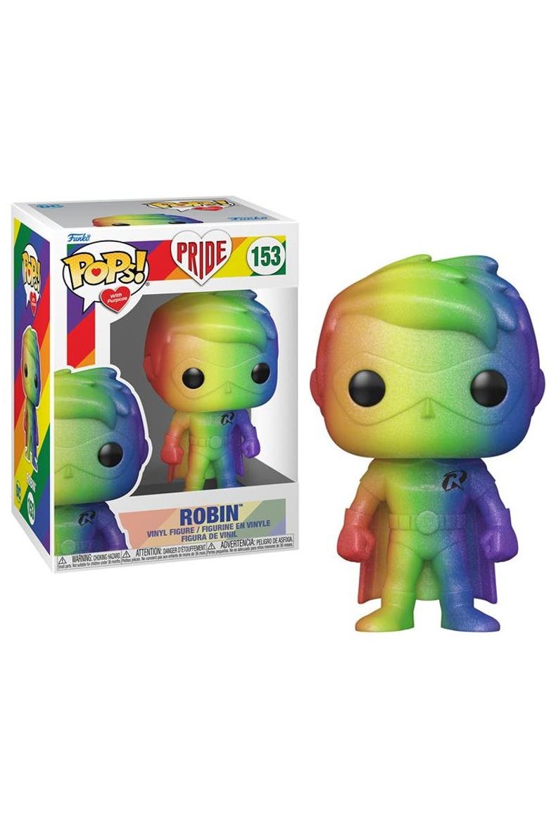 Robin (DC Comics) 2022 Funko Pop! Pride, Main, color, Multi-Color