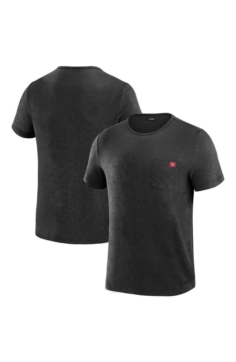 J. Palmer Men's J. Palmer Black San Francisco 49ers In-The-Pocket T-Shirt, Main, color, Black