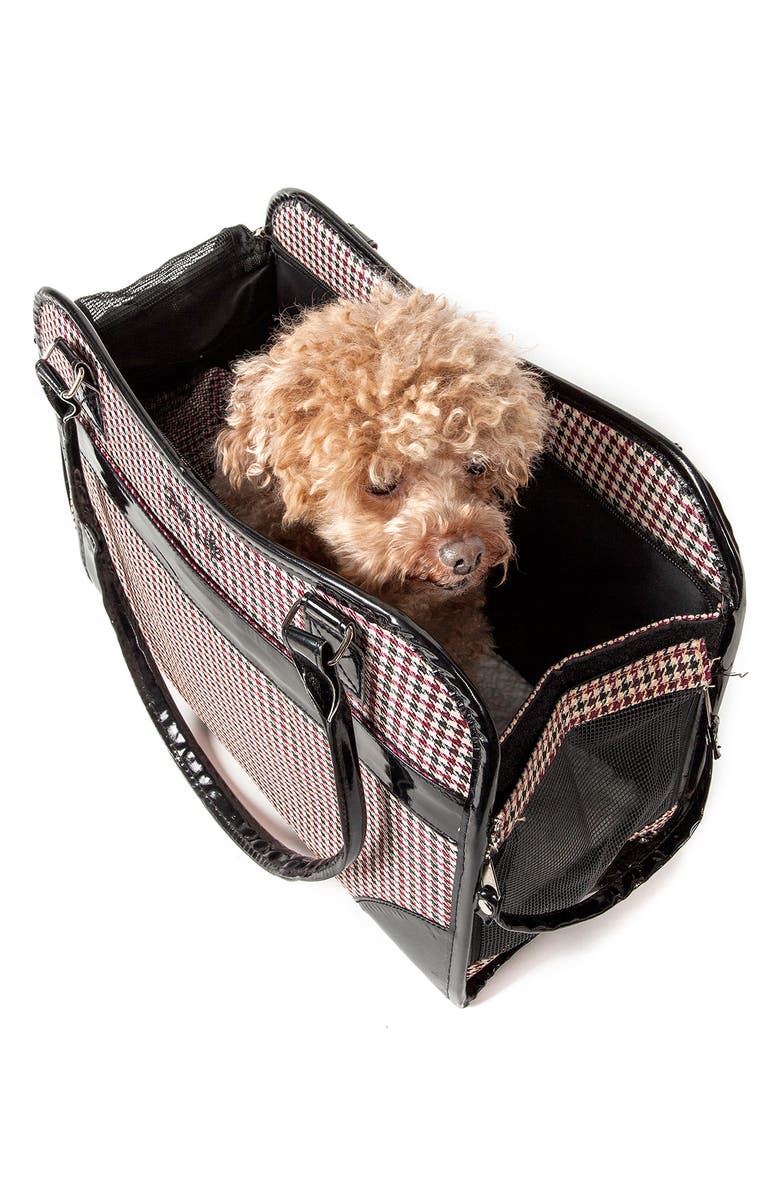 PET LIFE Exquisite Dog Carrier Handbag, Alternate, color, Multi-Color