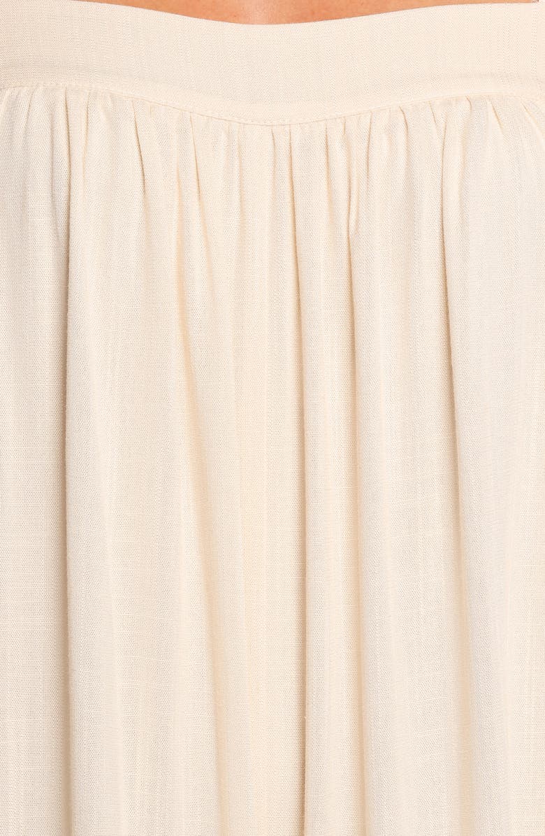 Petal & Pup Abegail Flowy Wide Leg Jumpsuit, Alternate, color, Cream