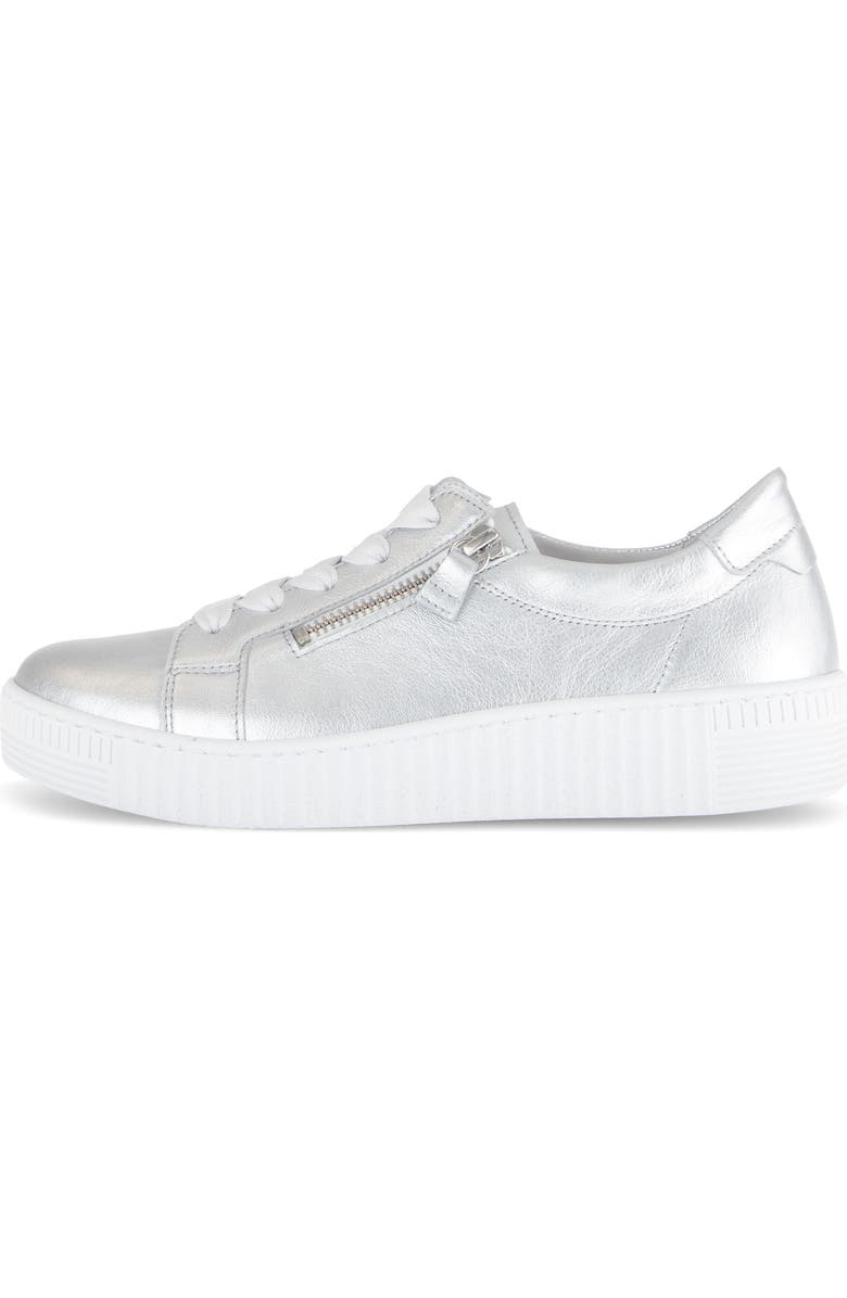Gabor 63.334 Platform Sneaker, Alternate, color, Silver
