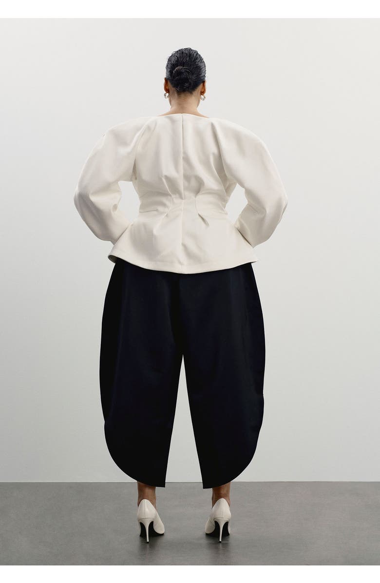 11 Honoré Crescent Moon Jacket, Alternate, color, Vanilla Ice