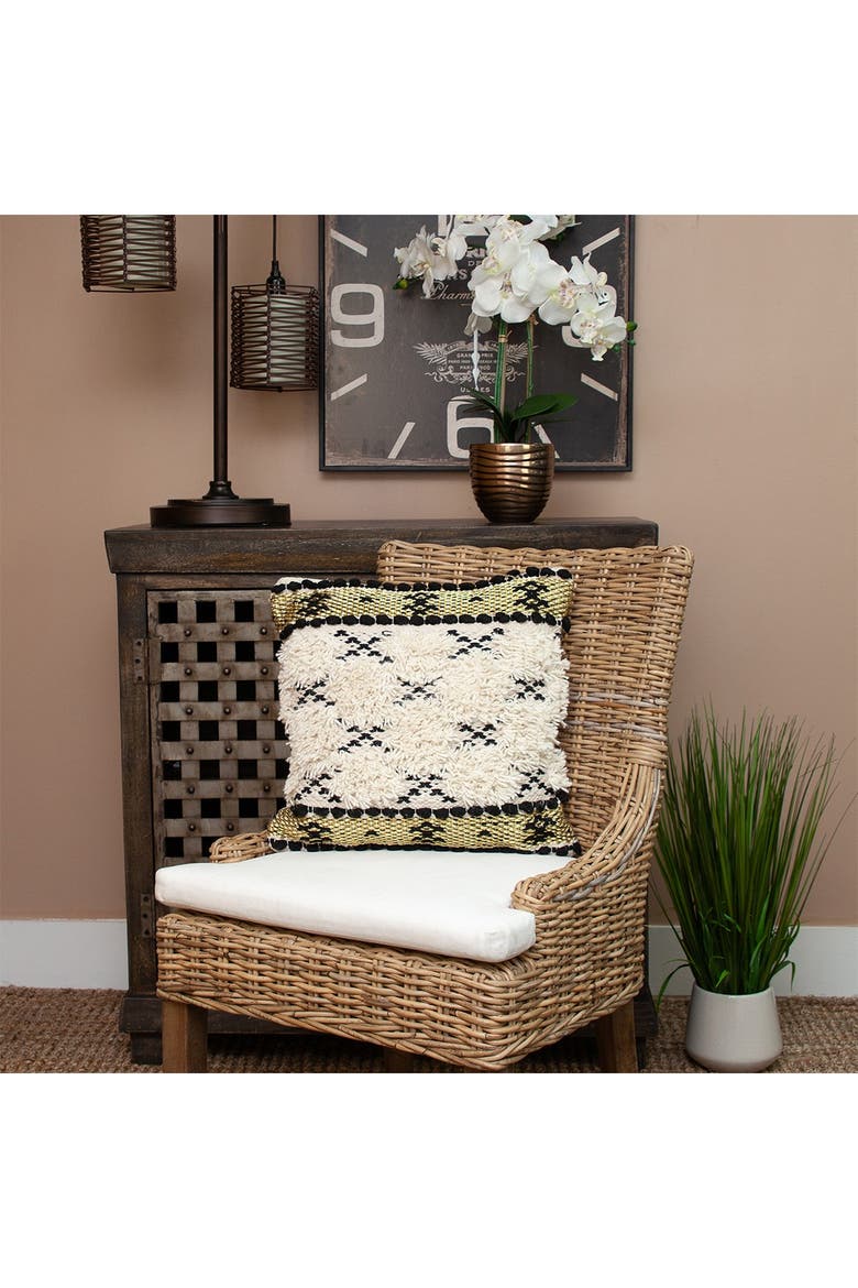 Leopold Transitional Ivory Throw Pillow, Alternate, color, IVORY