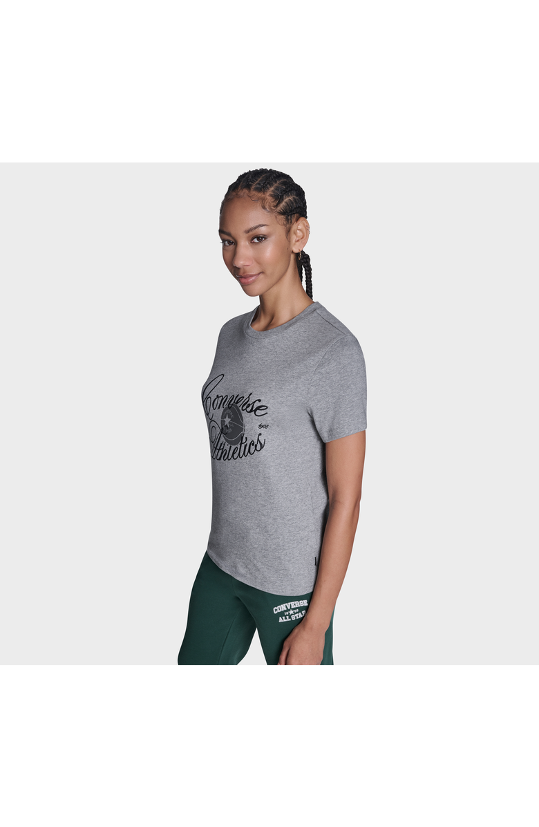 Converse Athletics Script T-Shirt, Alternate, color, Vintage Grey Heather
