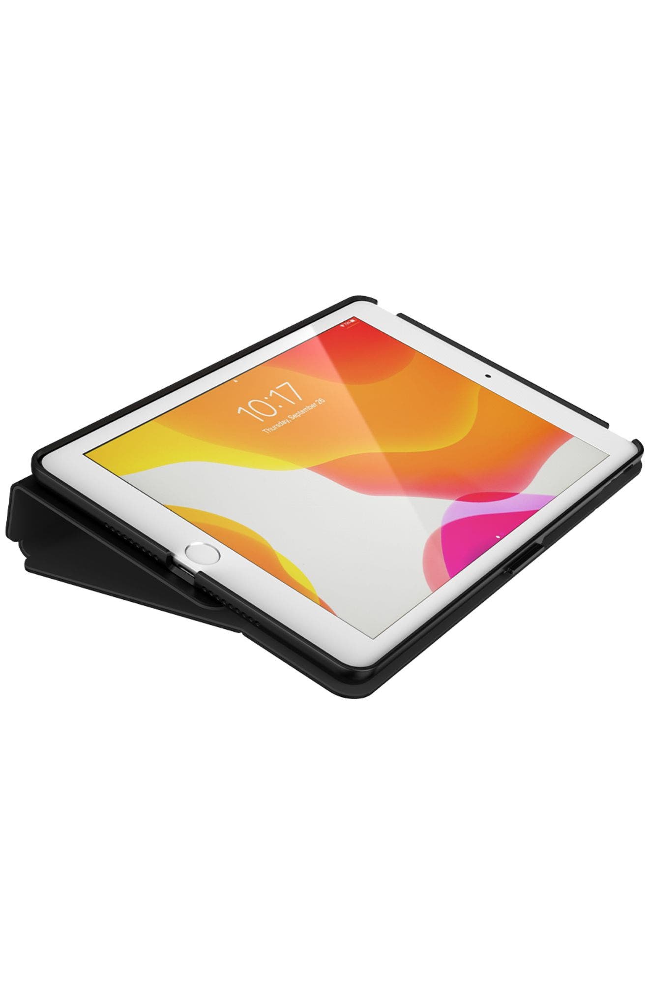 Speck Balance Folio Case for Apple iPad 10.2, Alternate, color, Black