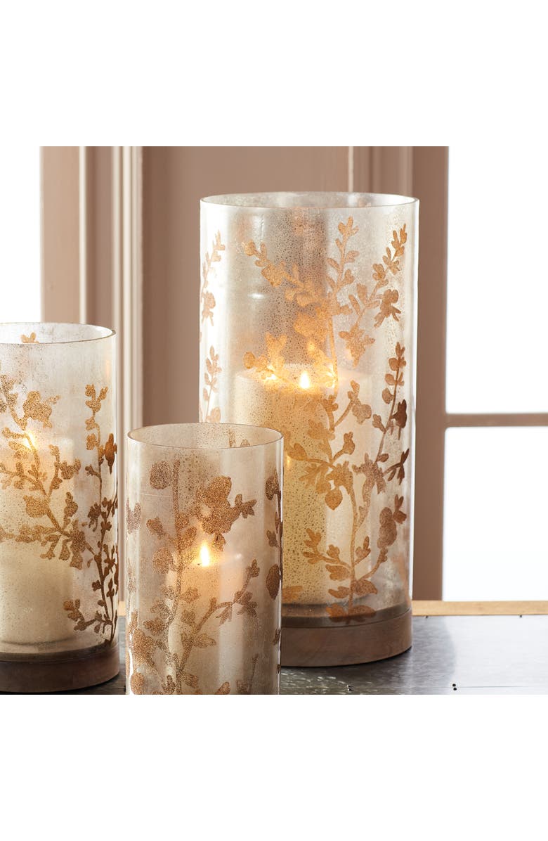 Napa Home & Garden Eliza Hurricane Large, Alternate, color, Gold