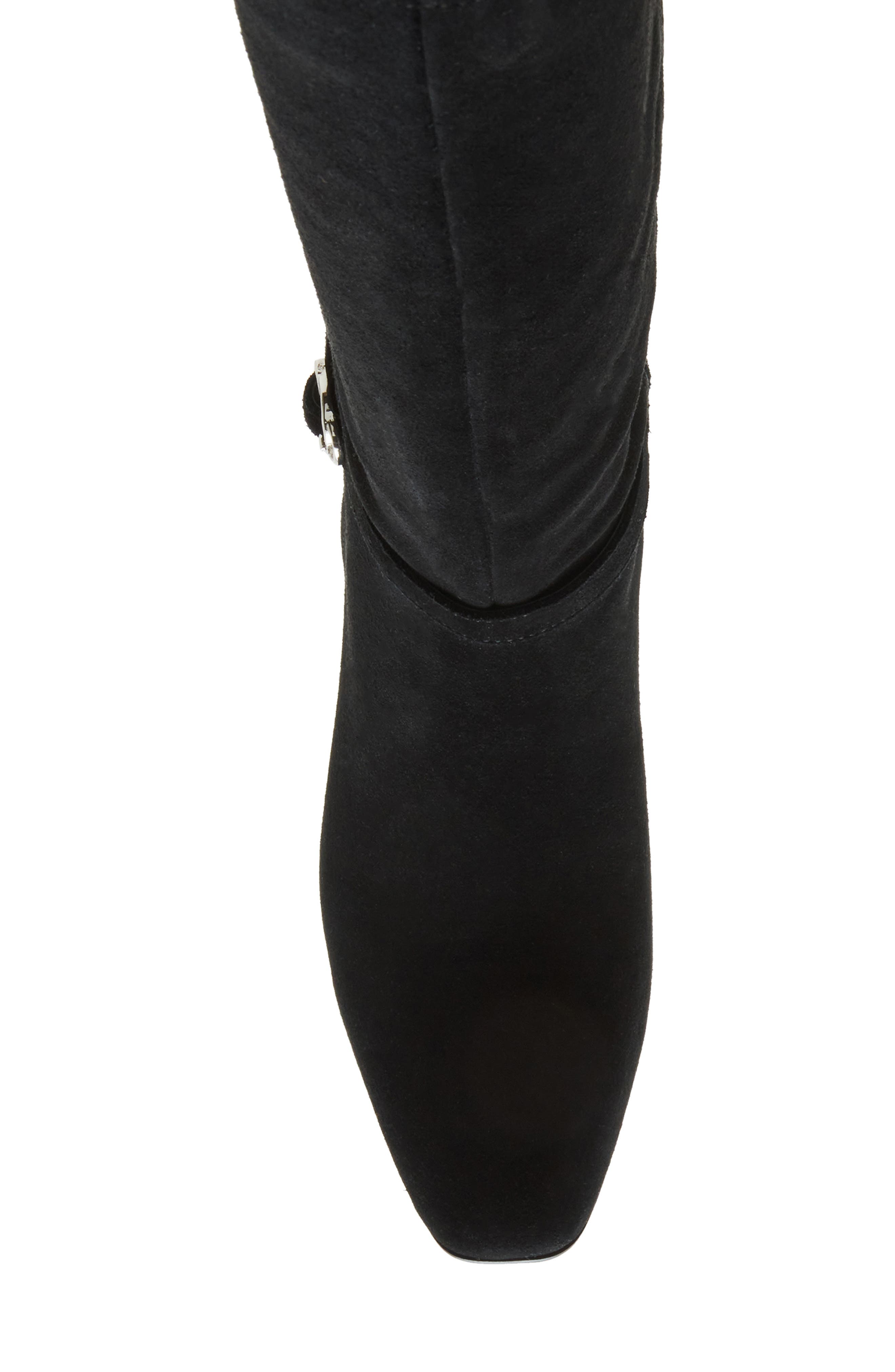Blondo Twyla Waterproof Knee High Suede Boot, Alternate, color, Black Suede