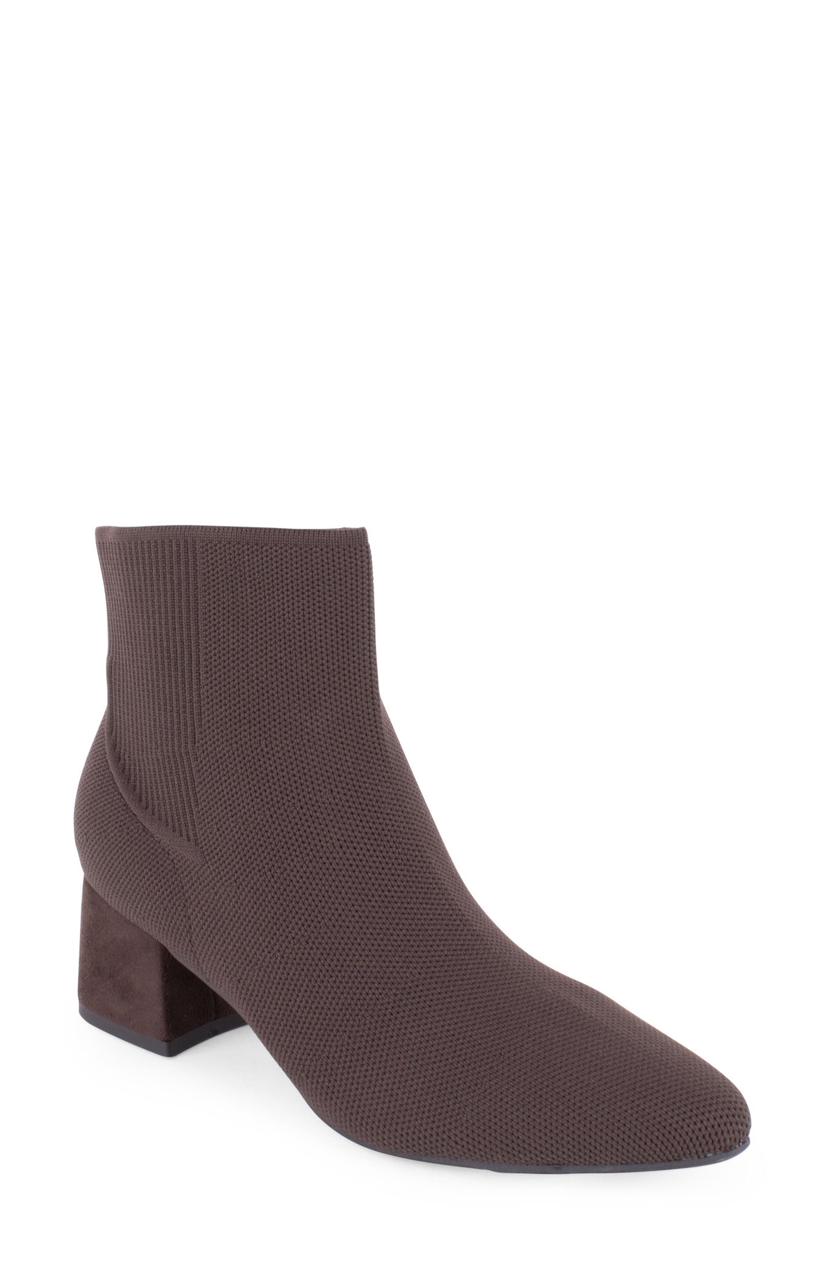 Foxglove Bootie, Main, color, DARK BROWN