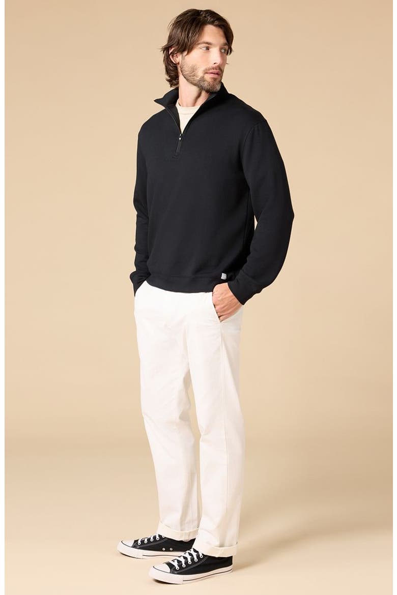 Men's DreamTech Athleisure Quarter Zip, Alternate, color, Black