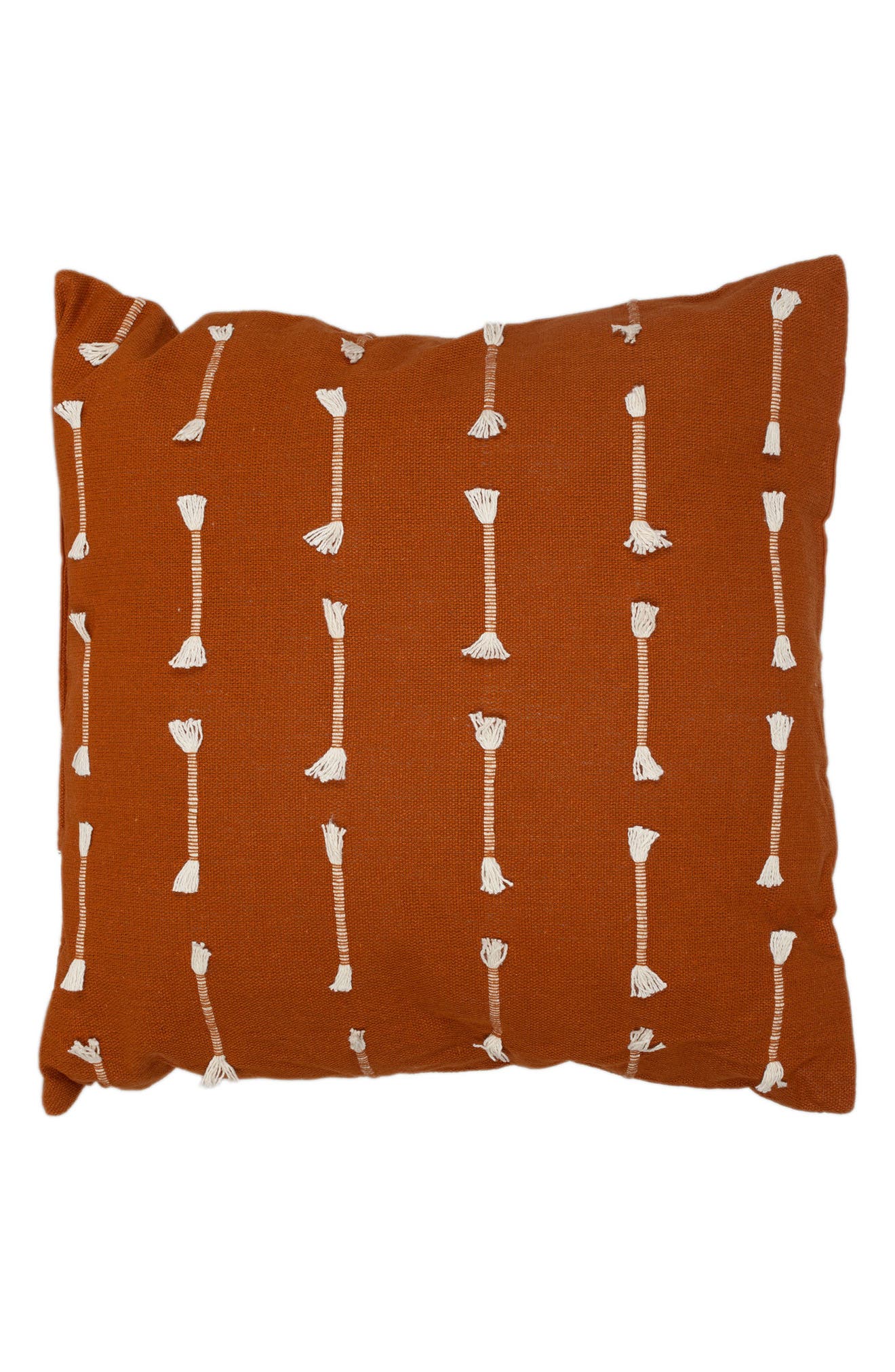 PARKLAND COLLECTION Fringe Accent Cotton Pillow