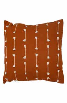 PARKLAND COLLECTION Fringe Accent Cotton Pillow