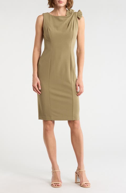 Bow Sheath Dress