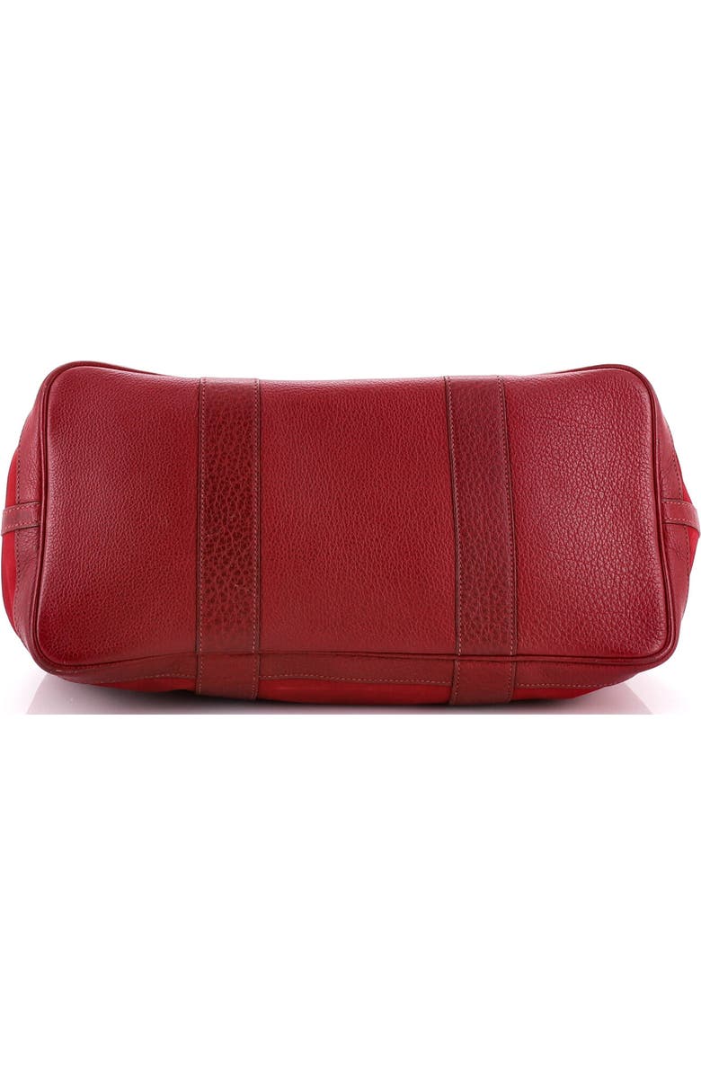 Pre-Owned Hermes Garden Party Tote Toile and Leather 36, Alternate, color, Rouge Imperial