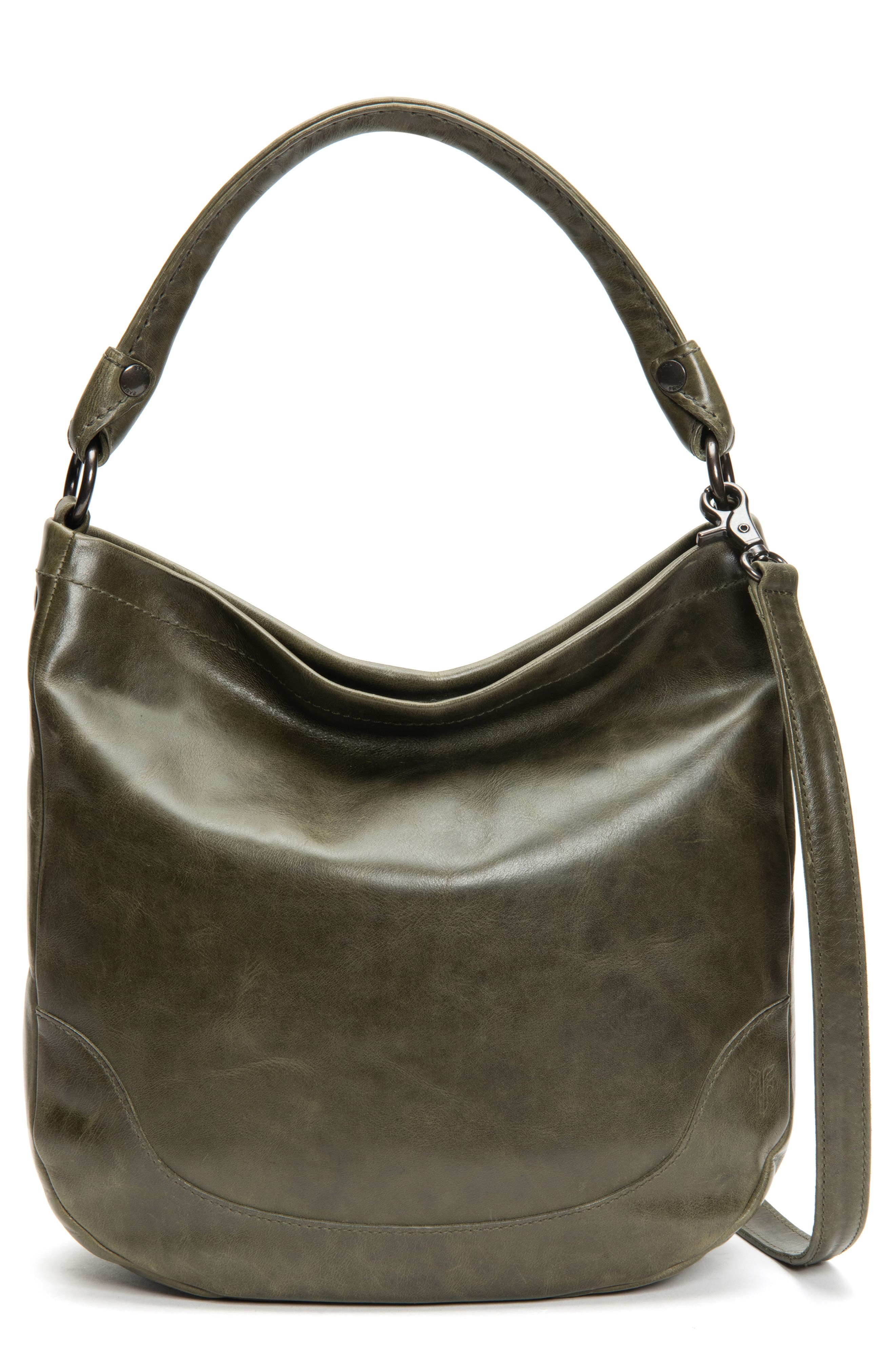 Frye Melissa Leather Hobo, Main, color, 