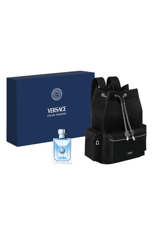 Versace Pour Homme Eau De Toilette Summer Set (limited Edition) $155 Value In Transparent