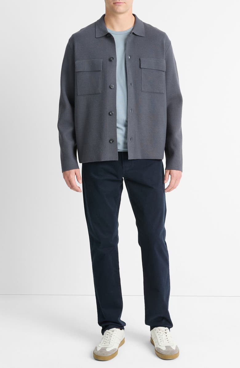 Vince Milano Stitch Button-Up Shirt Jacket, Alternate, color,