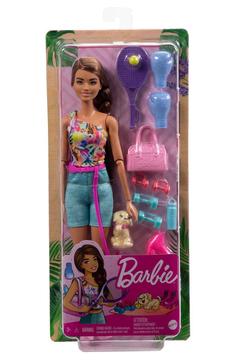 Barbie Self-Care Workout Barbie<sup>®</sup> Doll & Accessories, Alternate, color, 