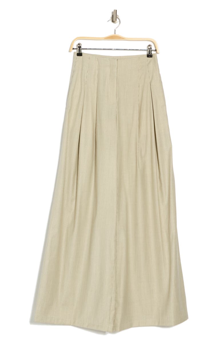 TWP Drew Wide Leg Pants, Alternate, color, Lark / White