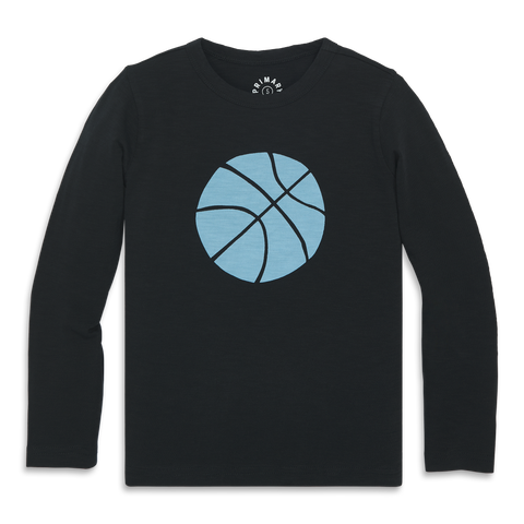 Kids Long Sleeve Basketball Tee