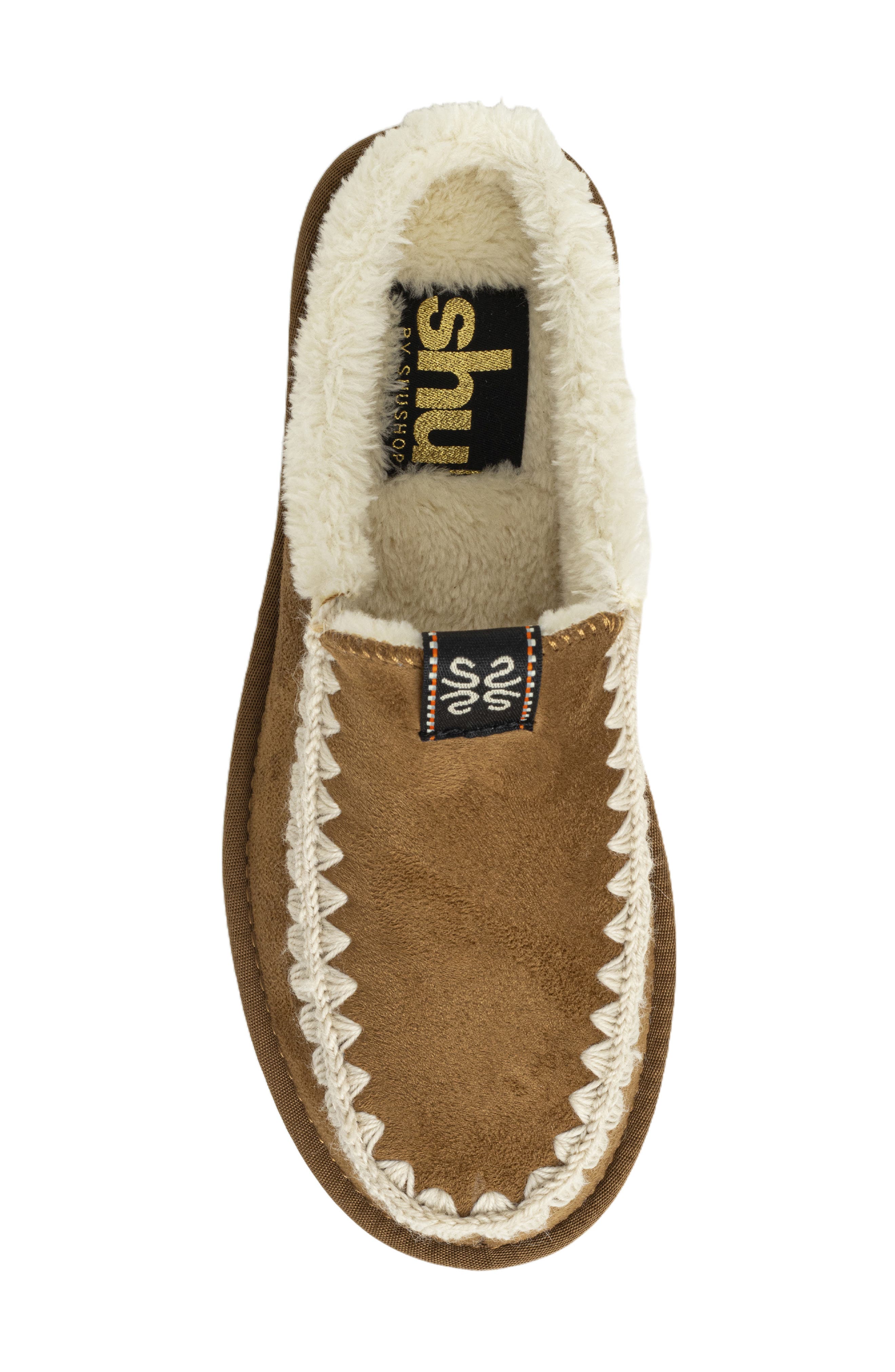 Trinity Faux Suede Clog, Alternate, color, CAMEL