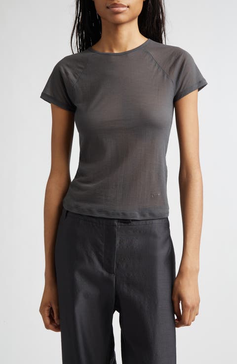 Omu Raglan Sleeve Jersey Baby Tee