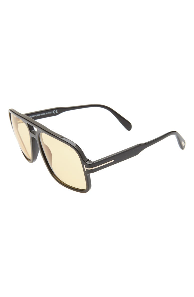 TOM FORD Falconer 60mm Navigator Sunglasses, Alternate, color, 