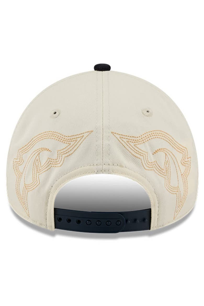 Men's New Era Stone Houston Astros Western Stitch 9FORTY A-Frame Adjustable Hat, Alternate, color, Stone
