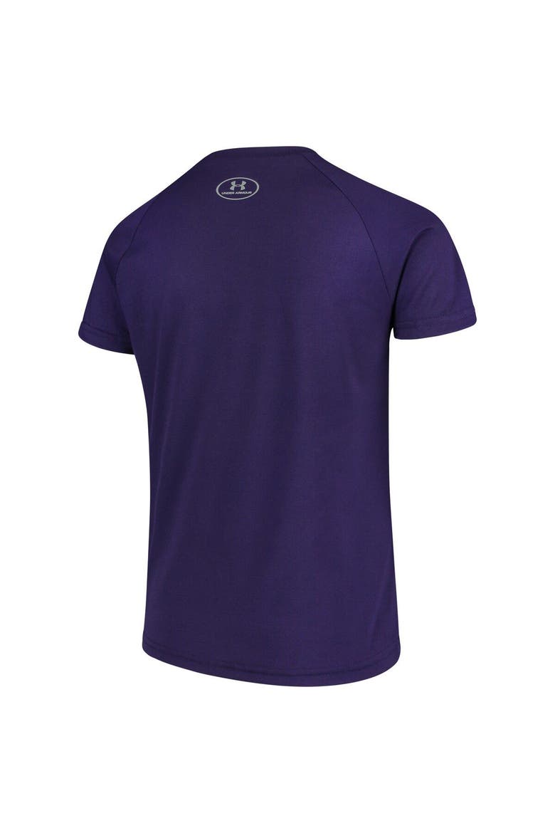 Youth Under Armour Purple Northwestern Wildcats 2.0 Logo Tech T-Shirt, Alternate, color, Purple