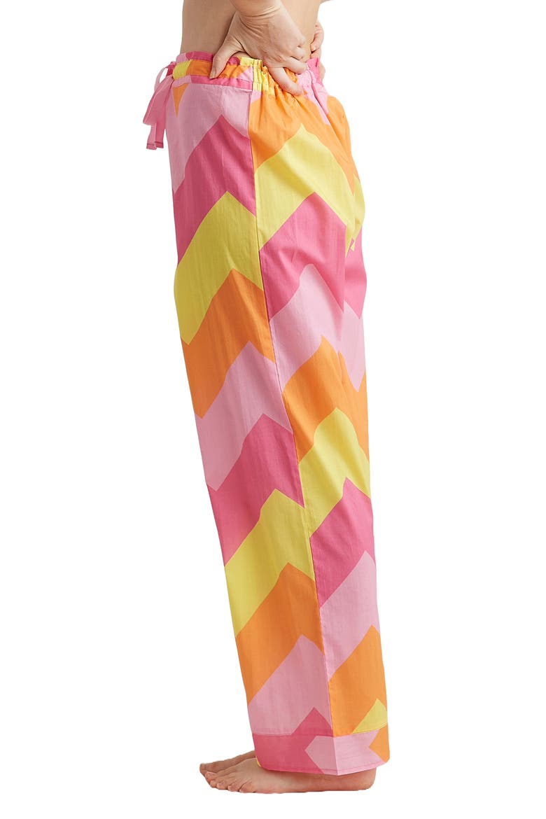 Ava Cotton Pajama Pants, Alternate, color, ROSE PINK