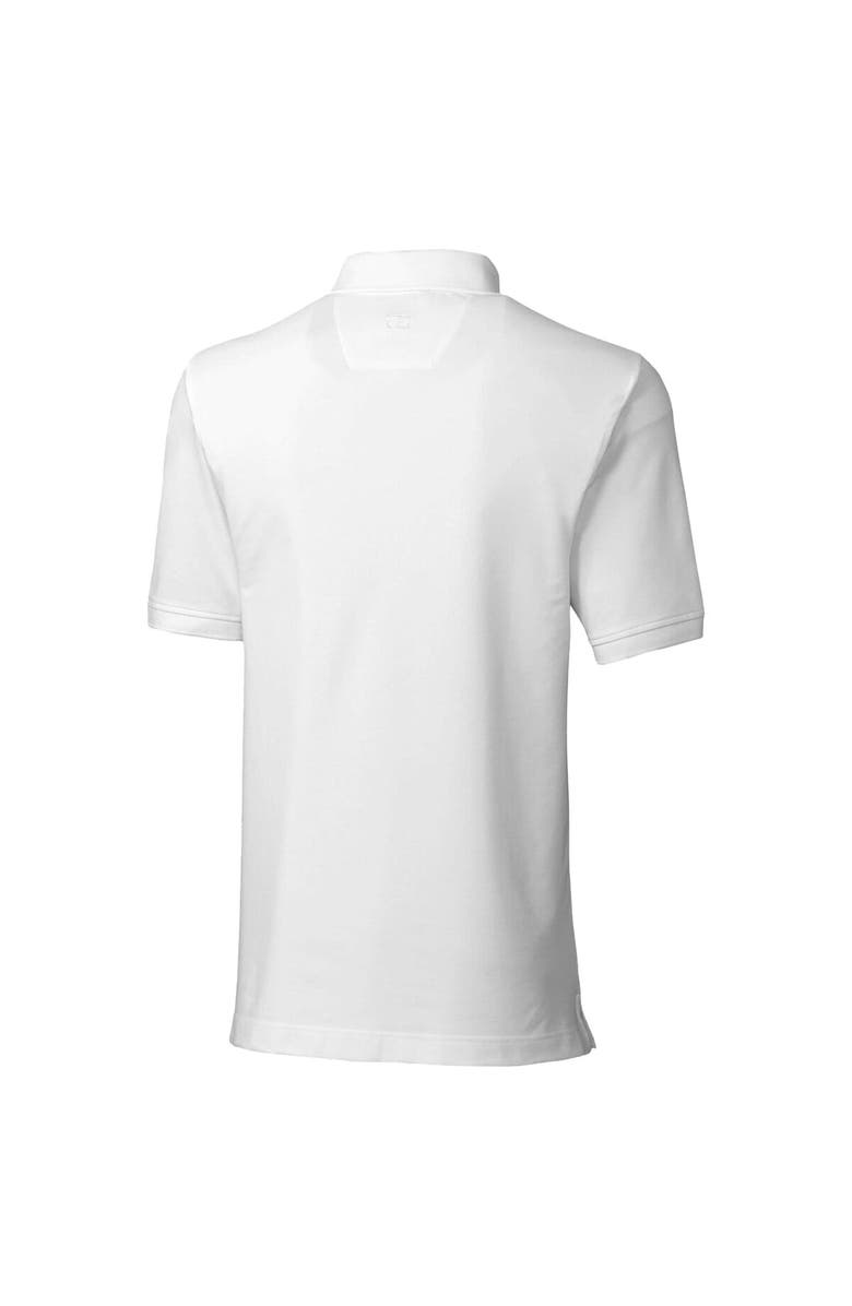 Cutter & Buck Men's Cutter & Buck White ECU Pirates Advantage Tri-Blend DryTec Pique Polo, Alternate, color, 