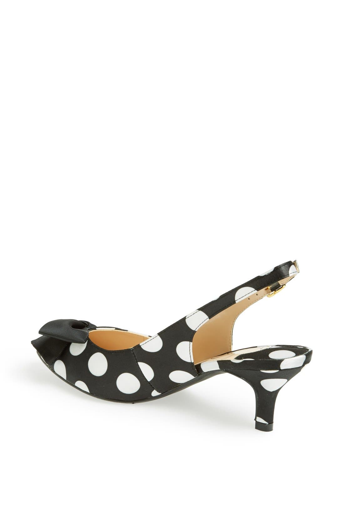 'Lilliana' Pump, Alternate, color, BLACK/ WHITE