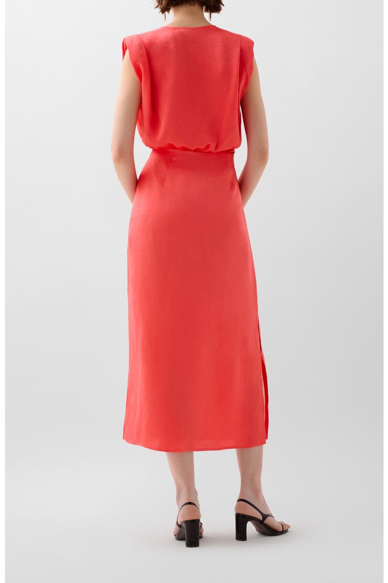 Crinkle Skirt, Alternate, color, Coral
