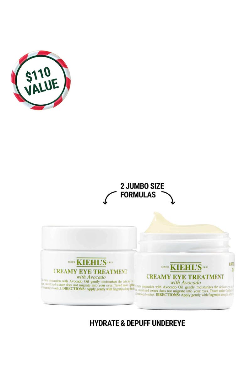 Kiehl's Since 1851 Creamy Eye Treatment with Avocado Nourishing Eye Cream Set USD $110 Value, Alternate, color,