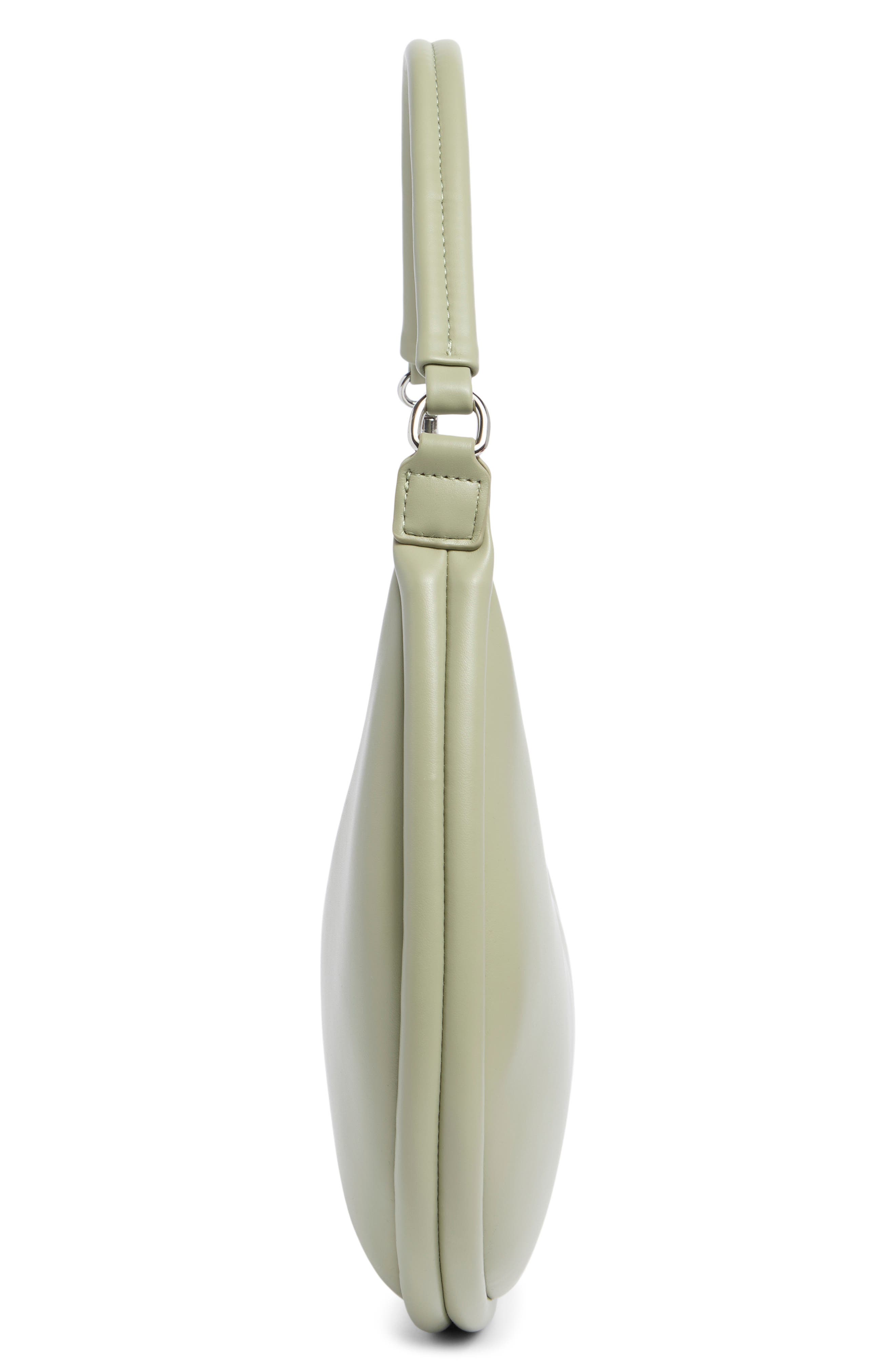 Convertible Faux Leather Shoulder Bag, Alternate, color, SAGE