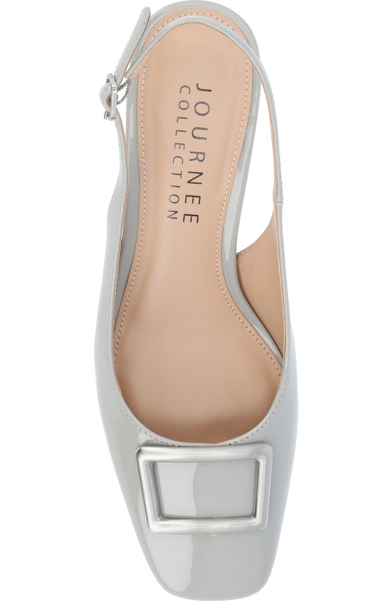 Journee Collection Everlee Slingback Pump, Alternate, color, Grey