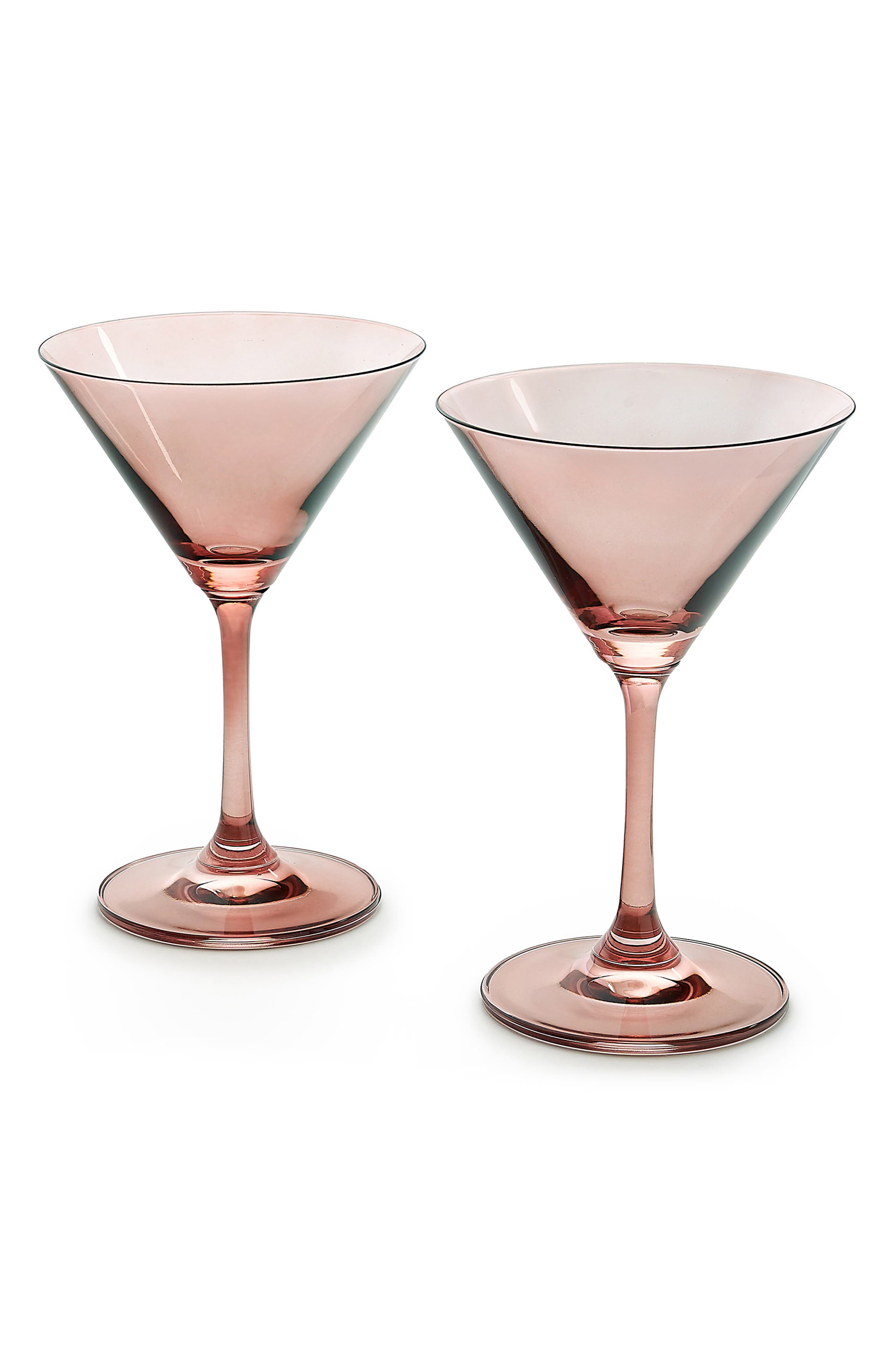 Godinger Veneto Set of 2 Martini Glasses