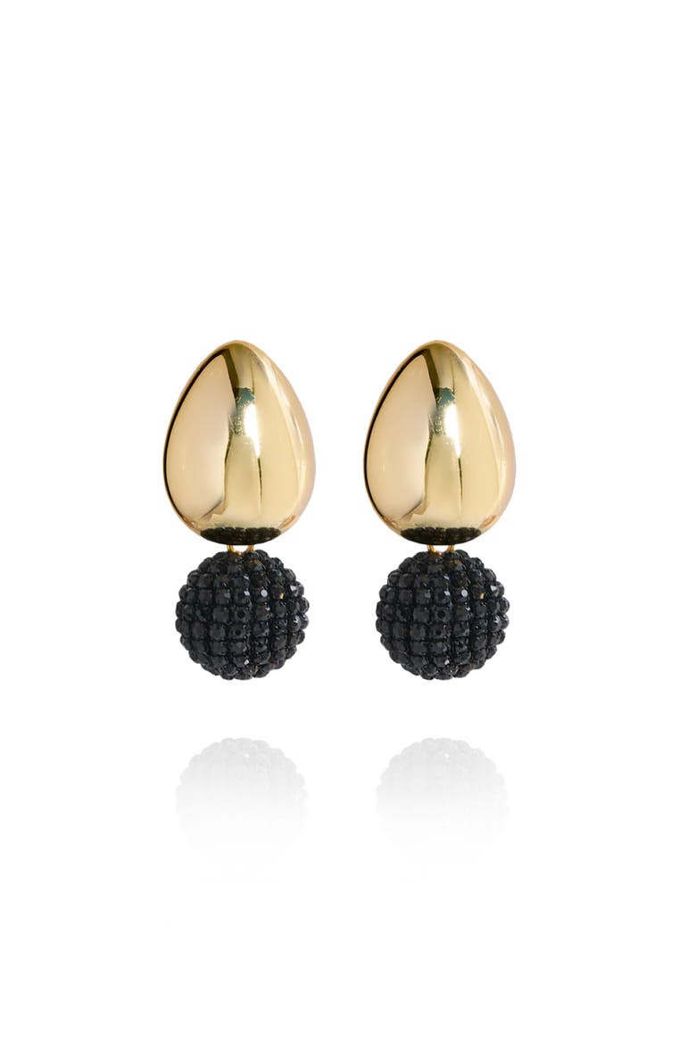 Tulia Glam Earrings, Main, color, Onyx Nightfall